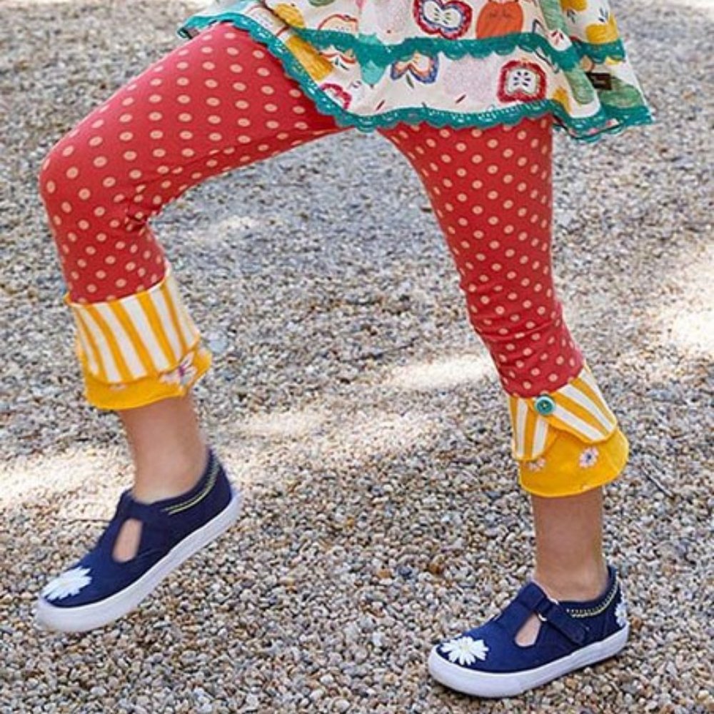 SIZE 6 MJ "Hall Pass Scrappy Leggings"!  x2!